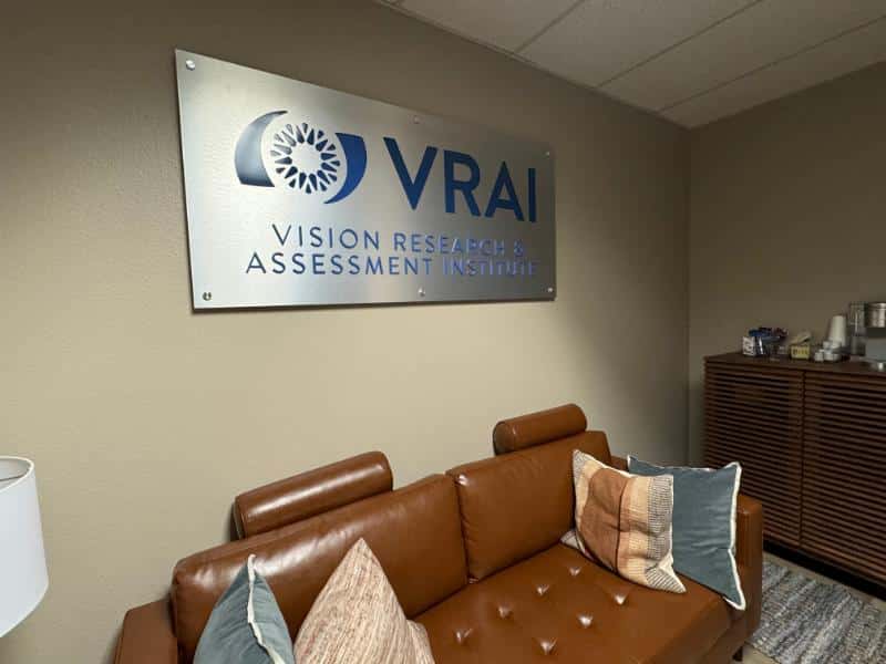 custom brushed metal lobby logo signs in irvine, ca