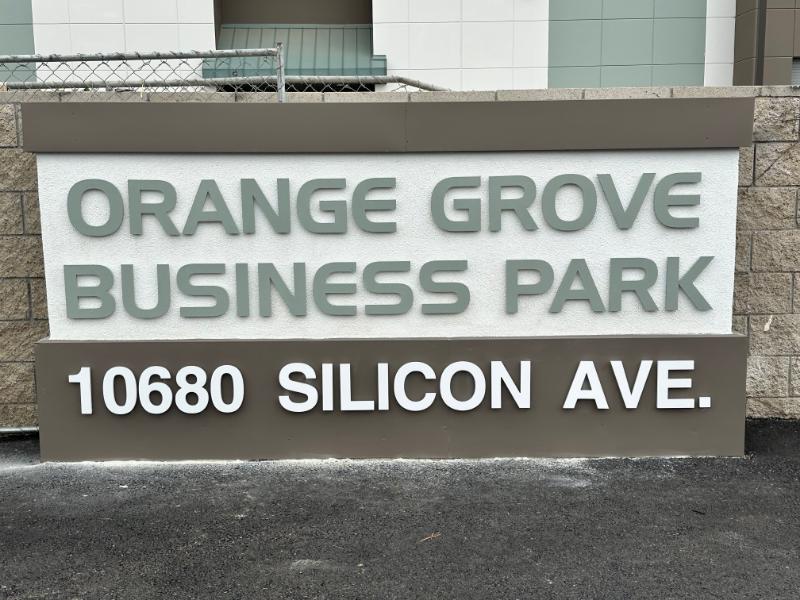 dimensional letters for monument signs in los angeles, ca
