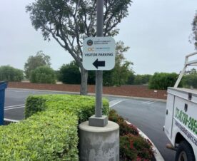 directional and wayfinding signs in orange county, ca