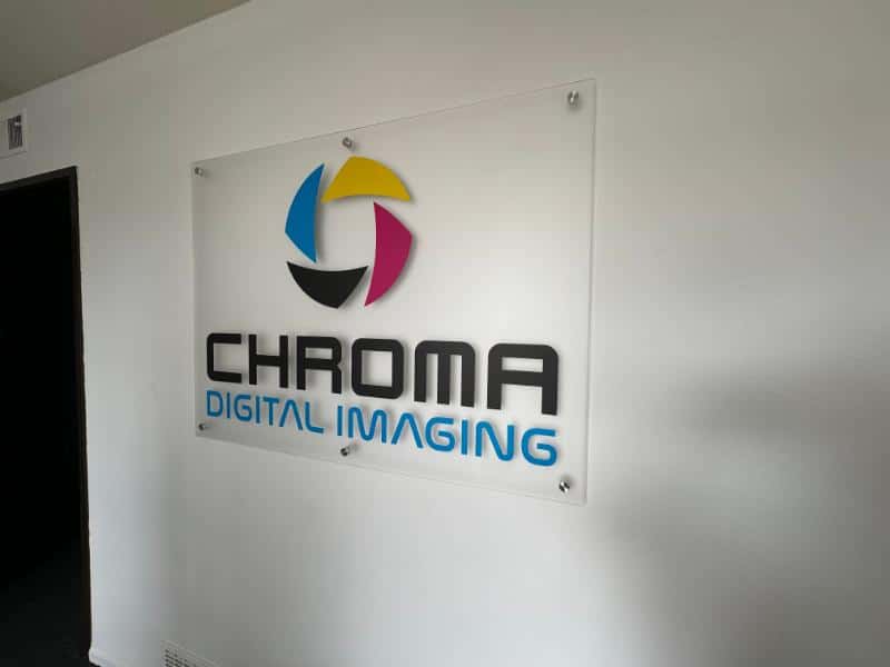 frosted acrylic panel lobby signs in buena park, ca