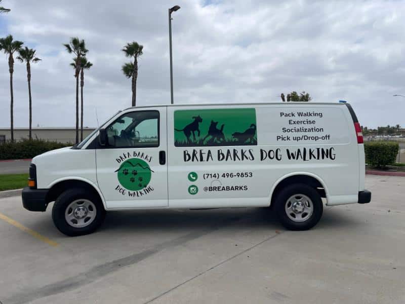 Decals and lettering for commercial vans in brea, ca