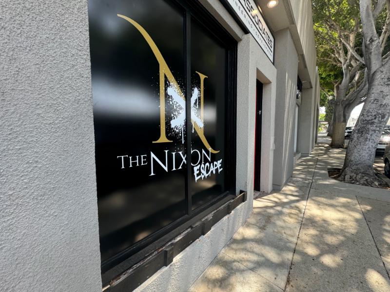 custom window graphics for escape rooms in orange county, ca