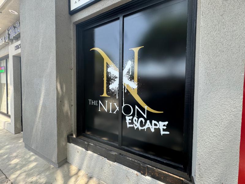 graffiti proof window graphics for escape rooms in Orange County, ca
