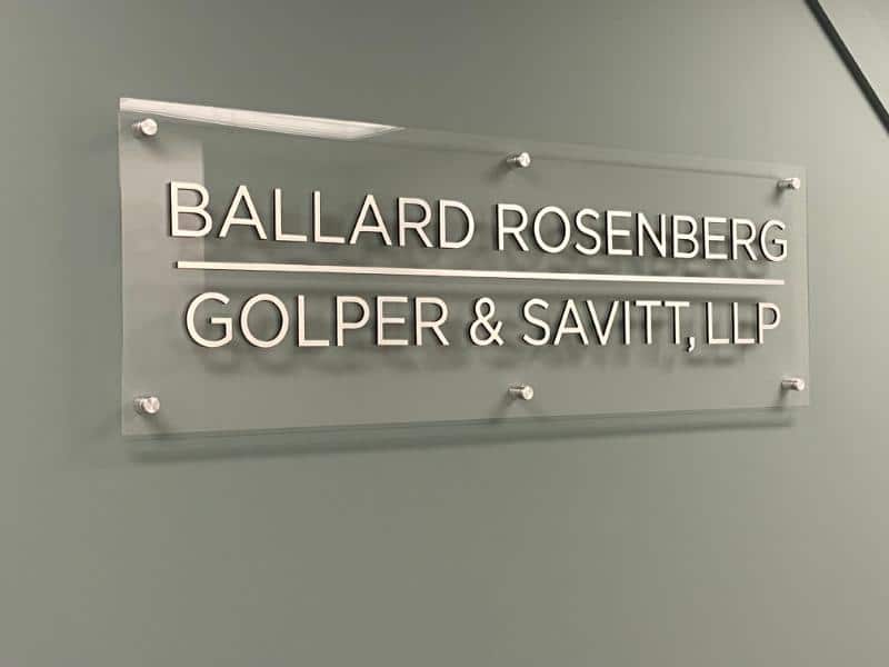 irvine, ca custom office logo wall signs