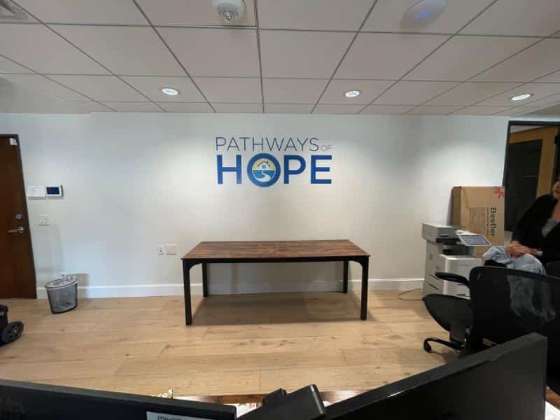 vinyl wall decals for office lobby areas in orange county, ca