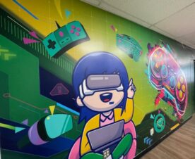 wall graphics and murals for elementary schools in los angeles, ca