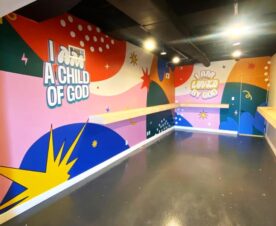 custom designed wall graphics for schools and churches in los angeles, ca
