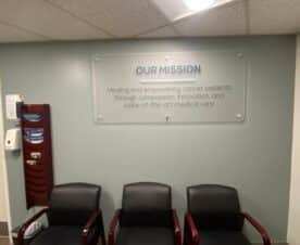 lobby wall signs in san bernardino, ca