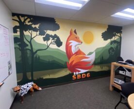 Office wall wraps and murals in fontana, ca