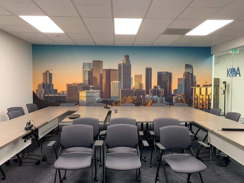 conference room wall graphics in los angeles, ca