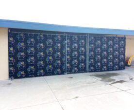 mesh fence banner wraps for schools in orange county, ca