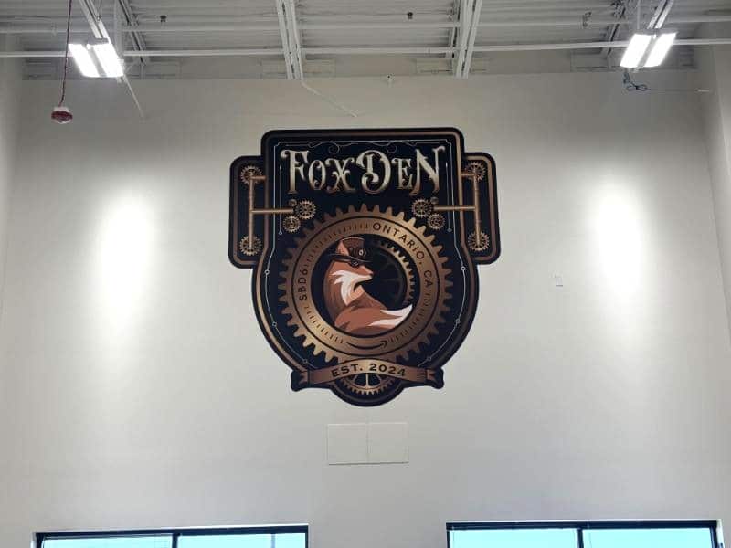 giant wall decals for warehouses in ontario, ca