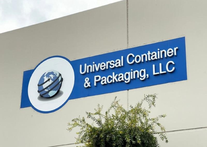 Chino. ca distribution center building signs