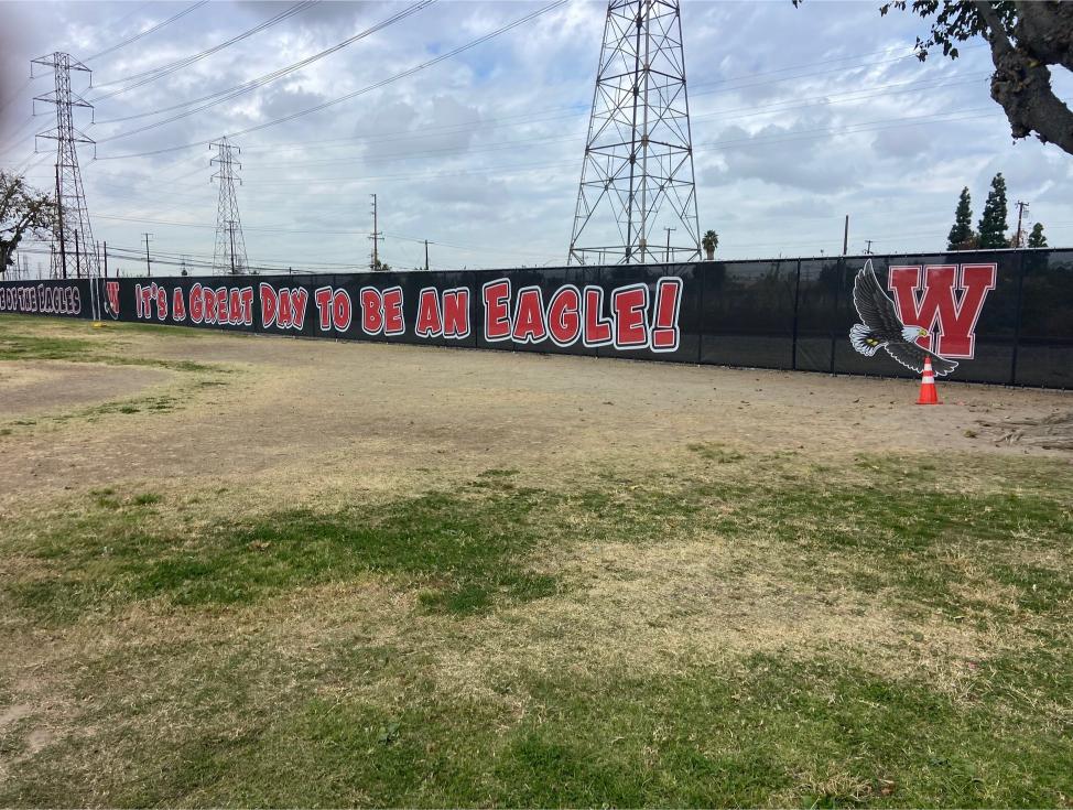 mesh fence banners for schools in orange county, ca