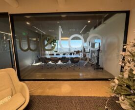 custom frosted glass graphics for offices in orange, ca