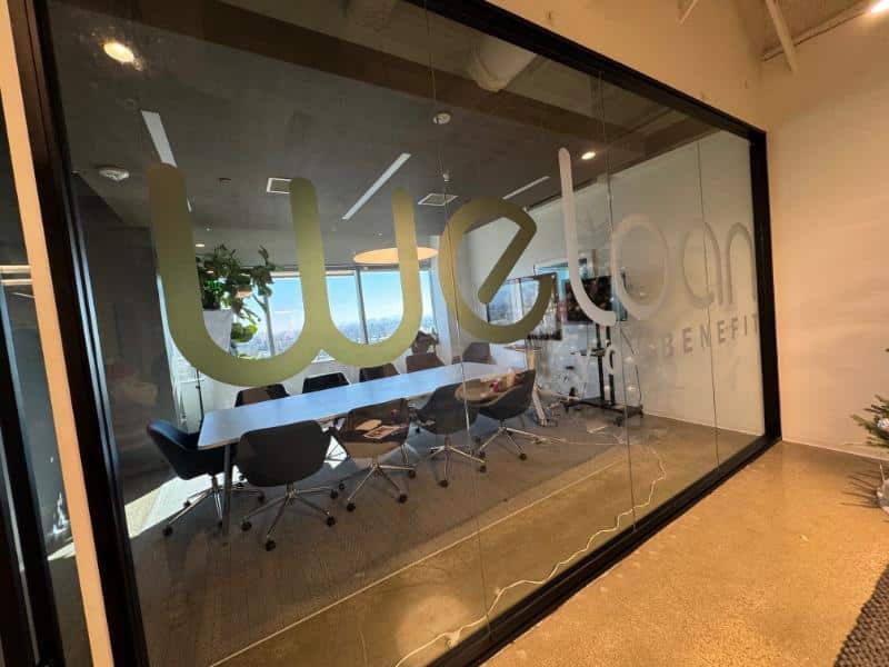 office glass vinyl graphics with frost look in orange, ca