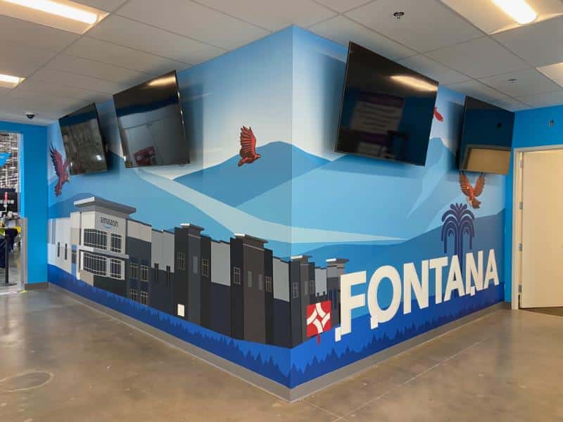 Custom Wall Graphic Designs in Fontana, CA