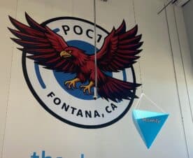 Giant wall decals for warehouses in fontana, ca