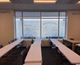 custom designed frosted window graphics in fontana, ca