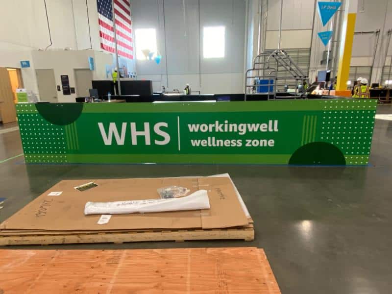 signs and graphics for distribution centers in fontana, ca