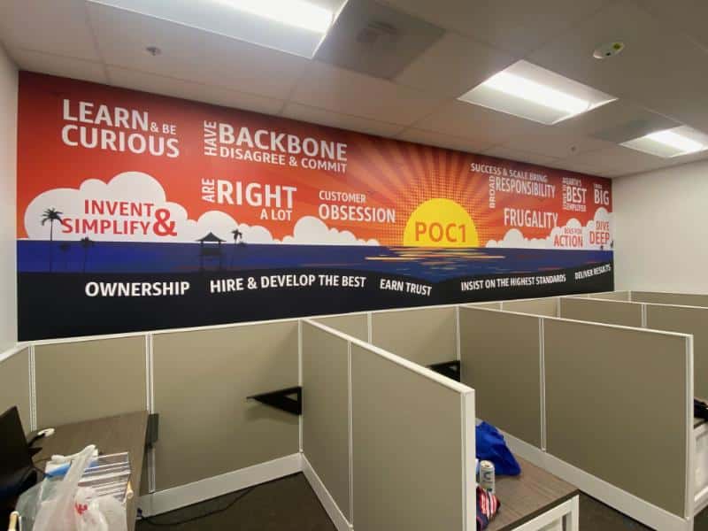 wall graphics for offices in riverside, ca