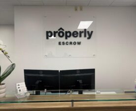 acrylic logo wall signs for offices in chino, ca