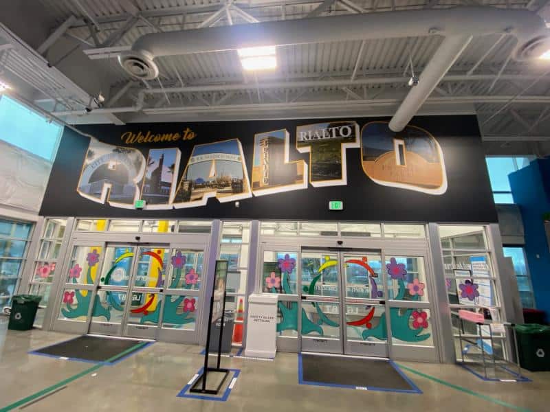 custom printed wall murals for warehouses in rialto, ca