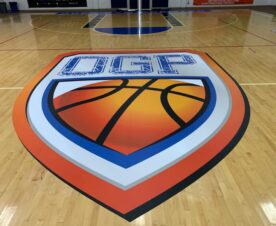 custom sports court floor decals in orange county, ca