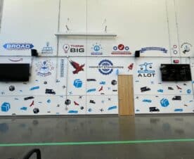 custom vinyl wall decals designed for distribution centers in orange county, ca