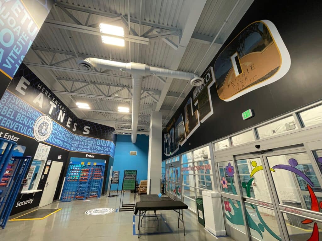 warehouse wall murals and graphics in rialto. ca