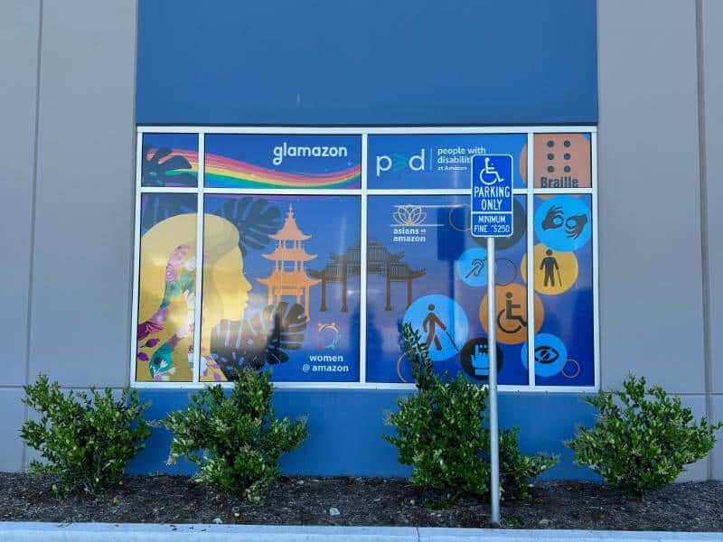 Perforated window graphics in fontana, ca