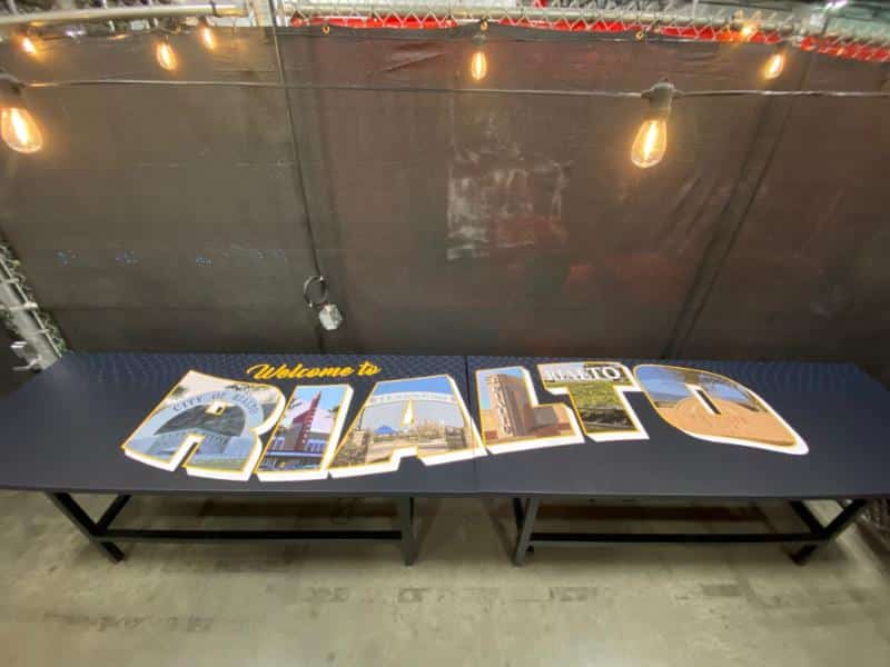 Vinyl wraps for tables with non-slip laminate in Los angeles, ca