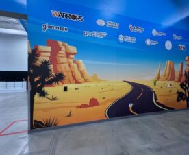 custom wall graphics designs for warehouses and distribution centers in the inland empire