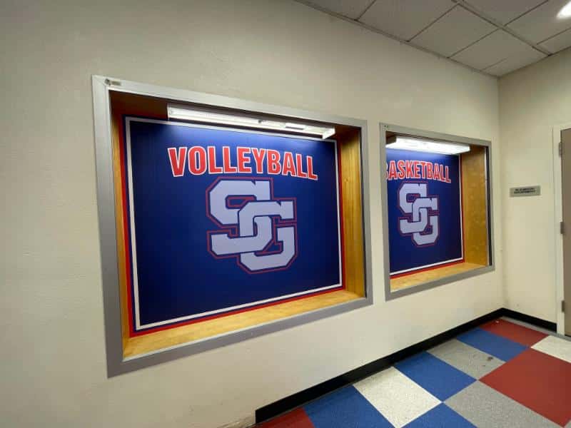 high school athletics wall wraps in los angeles, ca