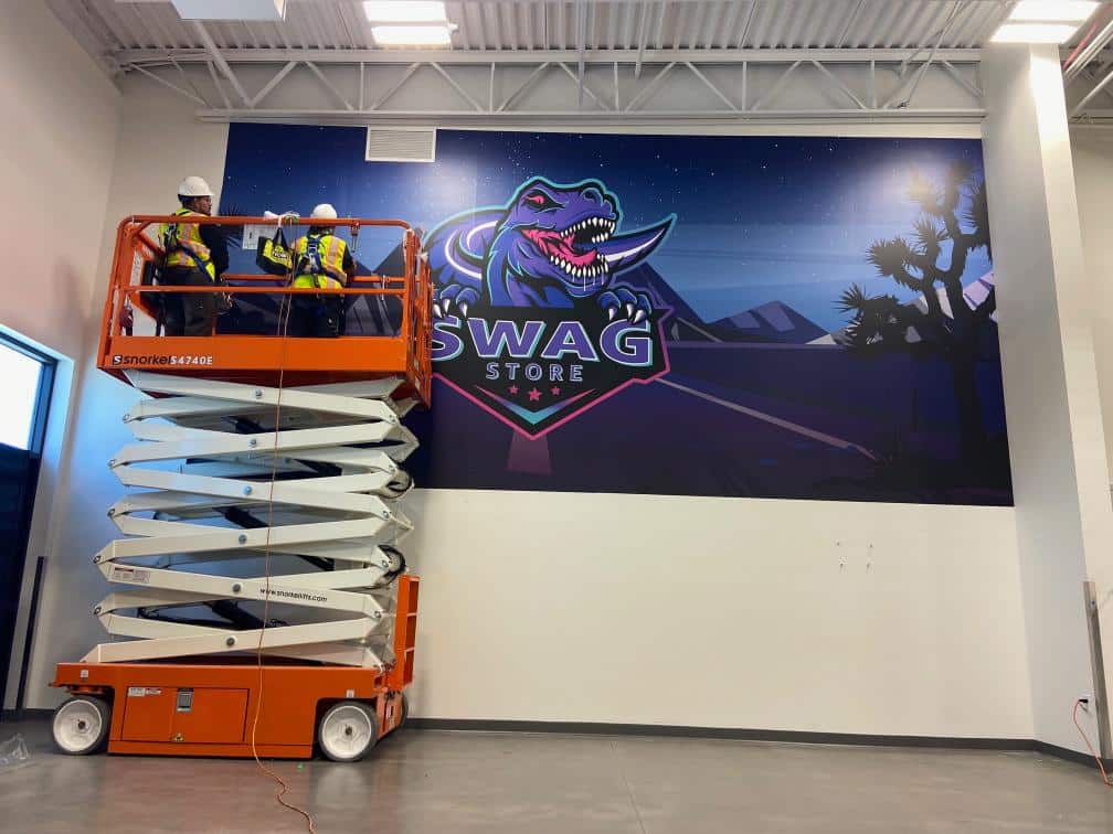 warehouse wall wraps and graphics installed in los angeles, ca