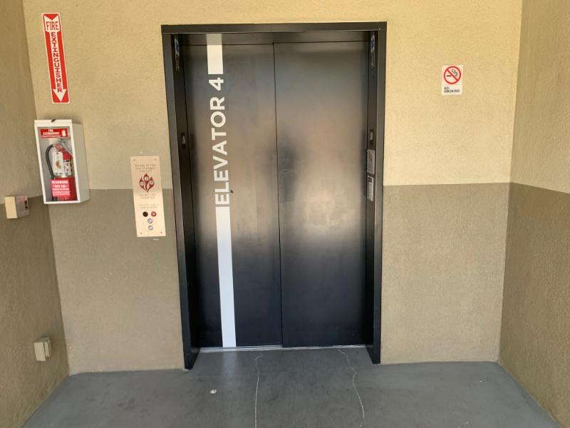 vinyl graphics for elevator doors in anaheim, ca