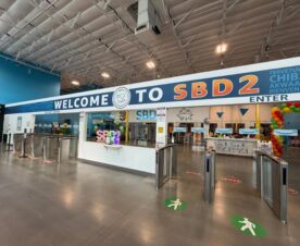 Welcome word wall graphics for warehouses in orange county, ca
