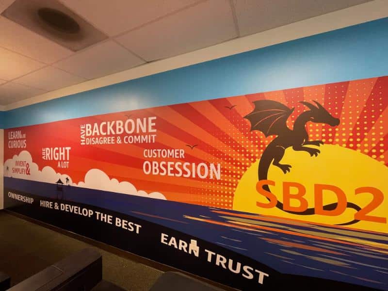 custom wall graphics for offices in los angeles, ca