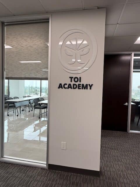 laser cut acrylic logos and lettering for offices in cerritos, ca