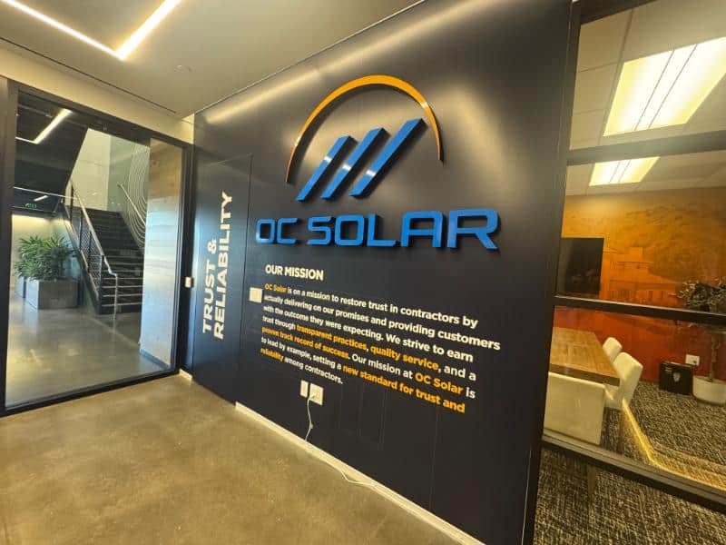 mission statement wall graphics and displays for offices in irvine, ca