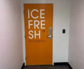 vinyl graphics for commercial doors in los angeles, ca