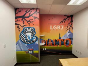 custom wall graphics designs and installation in Rialto, CA