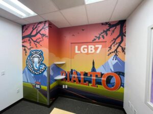 rialto, ca office wall graphics