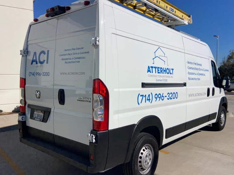 sprinter van graphics for service vehicles in orange county, ca