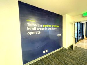 Office wall wraps in bellflower, ca