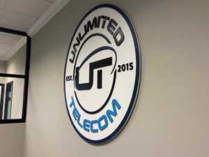 3D Acrylic lobby logo wall signs in anaheim, ca