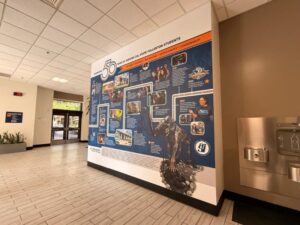 custom wall graphics and wall wraps for schools and universities in Fullerton, ca