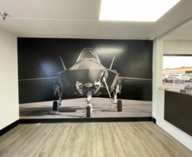 custom lobby wall wraps in anaheim, ca