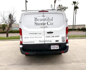 commercial van decals and lettering in Santa Ana, ca
