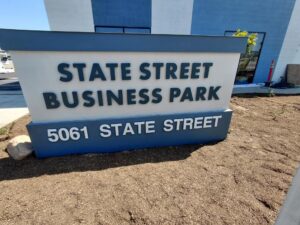laser cut acrylic lettering for monument signs in los angeles, ca